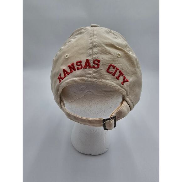 2000s Kansas City Chiefs Tony Gonzalez 88 Cream Numbers, Inc Snapback Hat - Picture 3 of 6